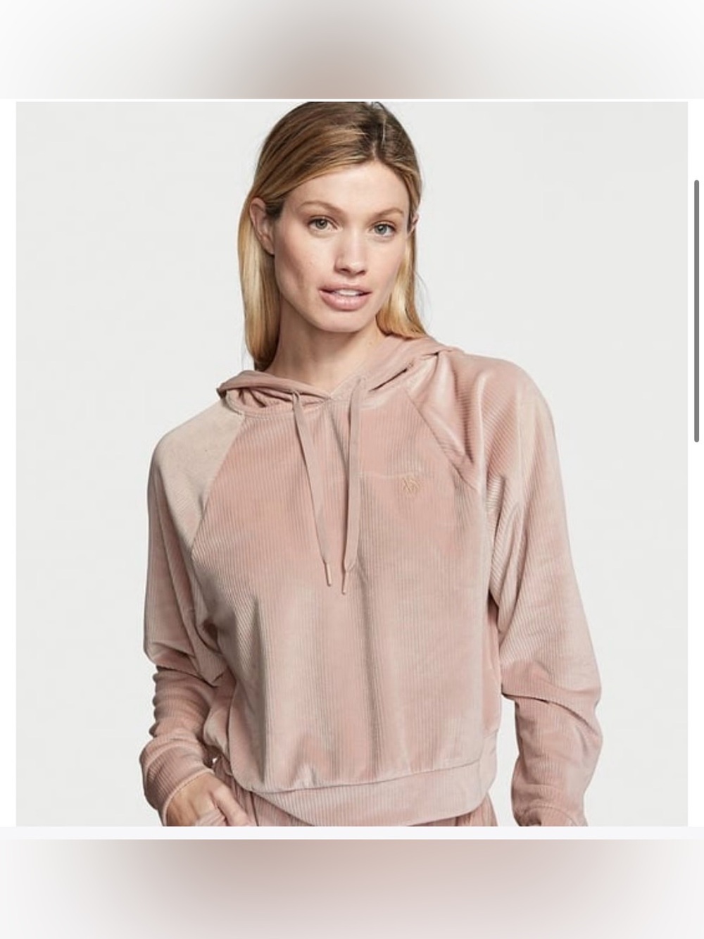Victoria secret’s Velour Hooded Lounge Set - Dusty Mauve - Picture 2 of 9